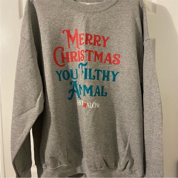 Home‎ alone “Merry Christmas ya filthy animal” crewneck sweater - Picture 1 of 2